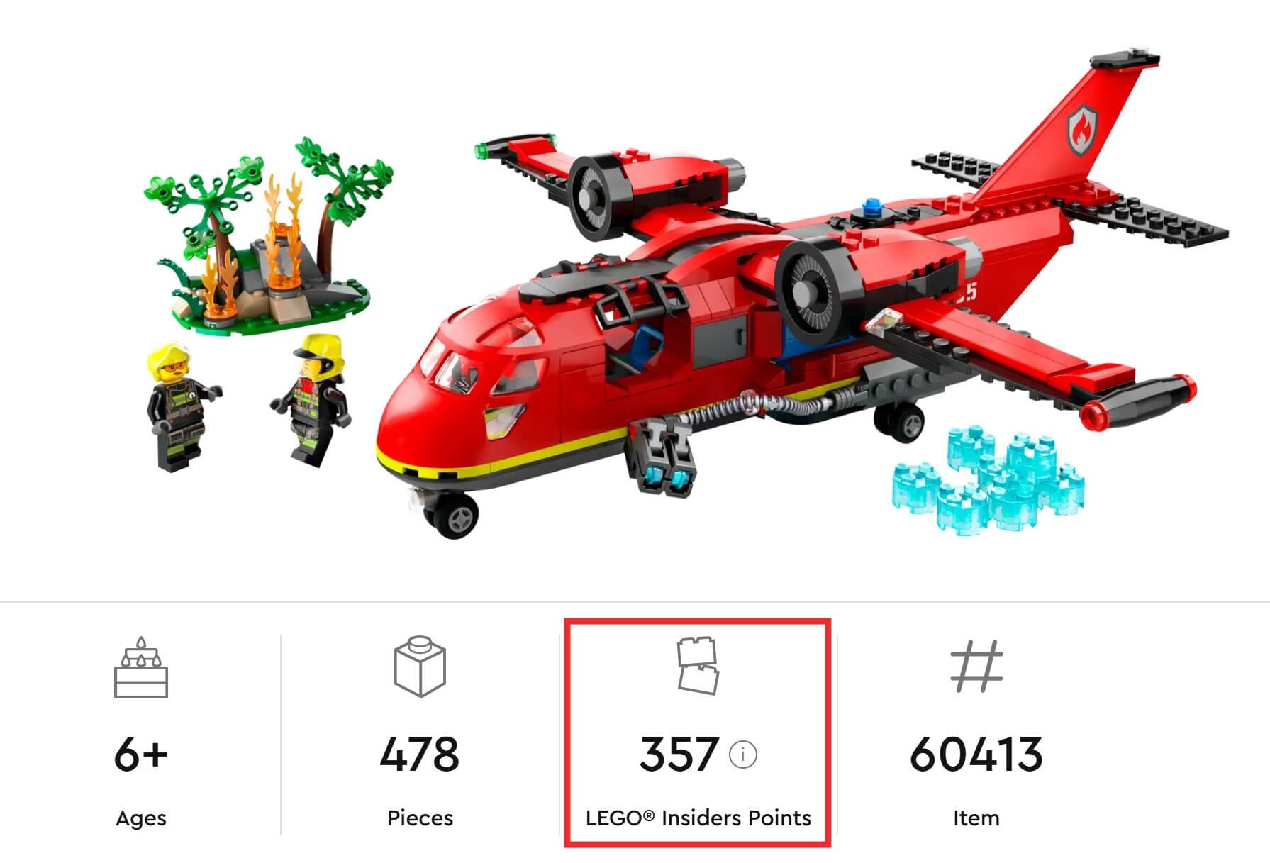 Lego Fire Rescue Plane